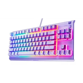 Mechaninio stiliaus TKL žaidimų klaviatūra STEELSERIES Apex 3 TKL US RGB apšvietimas, be skaičių bloko, US išdėstymas