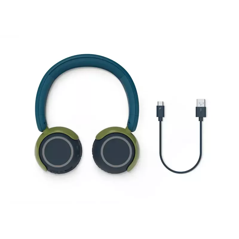 Philips 4000 serijos TAK4200CT/00 belaidės ausinės vaikams, mėlynos/žalios