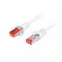 LANBERG tinklo laidas Cat6 S/FTP (S-STP) RJ-45 į RJ-45 0,25 m Baltas