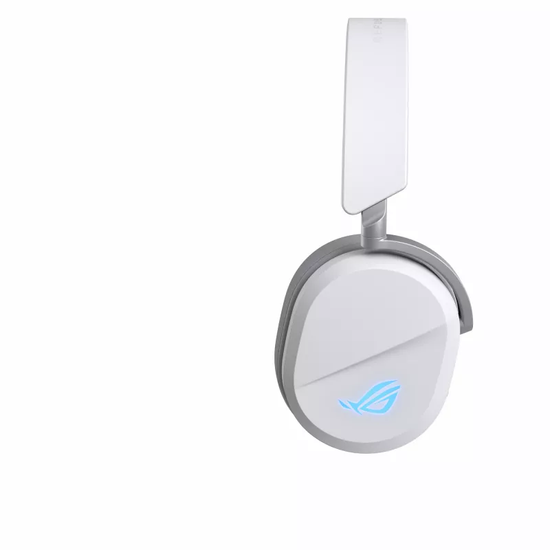 Ausinės ASUS ROG Pelta belaidės ir laidinės, žaidimams, USB Type-C, Bluetooth, baltos