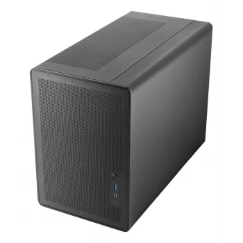 PC Mini Tower korpusas TACENS Mars Gaming MC-XPRO — Mini-ITX/Micro-ATX, SFX maitinimo šaltinio palaikymas, tinklelis, juodas, 120 mm ventiliatoriai