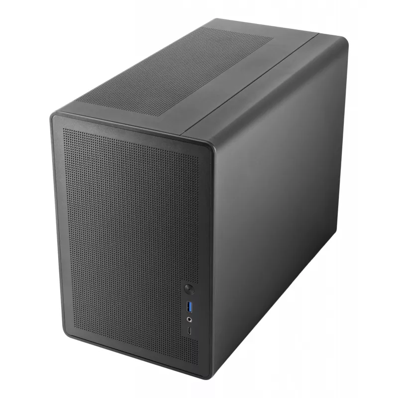 PC Mini Tower korpusas TACENS Mars Gaming MC-XPRO — Mini-ITX/Micro-ATX, SFX maitinimo šaltinio palaikymas, tinklelis, juodas, 120 mm ventiliatoriai