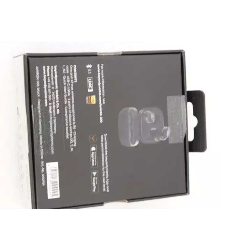 Belaidės ausinės TWS Beyerdynamic AMIRON 300 su įkrovimo dėklu, mikrofonu, Bluetooth, ANC – juodos