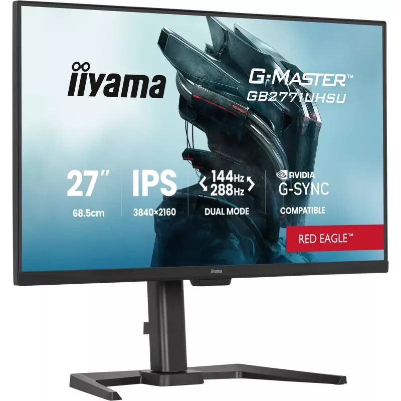 Monitorius iiyama G-MASTER GB2771UHSU-B1 68,6 cm (27 colių) 3840 x 2160 pikselių 4K Ultra HD LED juodas