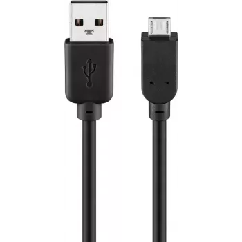 USB laidas Goobay 95735 0,3 m USB A Micro-USB B juodas