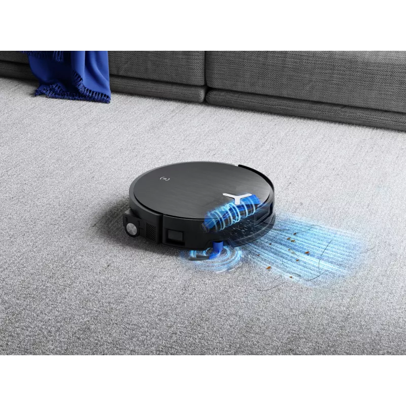 Robotinis dulkių siurblys ir šluostė Ecovacs Deebot X11 Pro Omni – juodas, Li‑Ion 6400 mAh, 206 min veikimo laikas, 0,22 L dulkių talpa, bazinė stotis 2,5 L