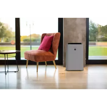 Oro valytuvas su drėkinimu Sharp UA-HD50E-L — 38 m², 306 m³/h, 55 dB, 54 W, Pilka, 7,9 kg