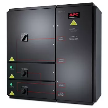 APC Symmetra PX 96/160kW sieninis priežiūros šuntavimo skydas, 400V