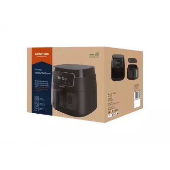 Grundig FRY 7320 Karšto oro gruzdintuvė 7.6 L 1900 W Juoda