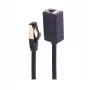 Tinklo kabelis ShiverPeaks BS08-44025 1 m Cat8.1 F/FTP juodas