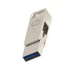 USB atmintinė HP x206C 32 GB, USB Type-A / Type-C, USB 3.2 Gen 1, sukama, sidabrinė
