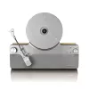 Patefonas Lenco LSA-071SI, pilnai automatinis, pilka spalva, Bluetooth, 3,5 mm, 10 W