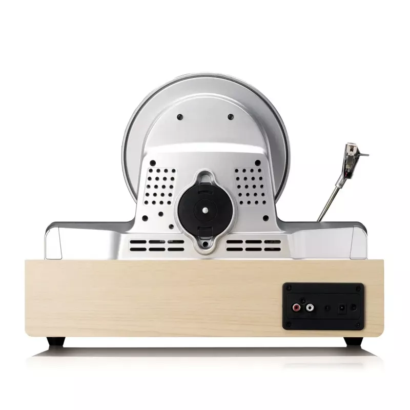 Patefonas Lenco LSA-071SI, pilnai automatinis, pilka spalva, Bluetooth, 3,5 mm, 10 W