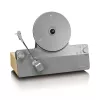 Patefonas Lenco LSA-071SI, pilnai automatinis, pilka spalva, Bluetooth, 3,5 mm, 10 W