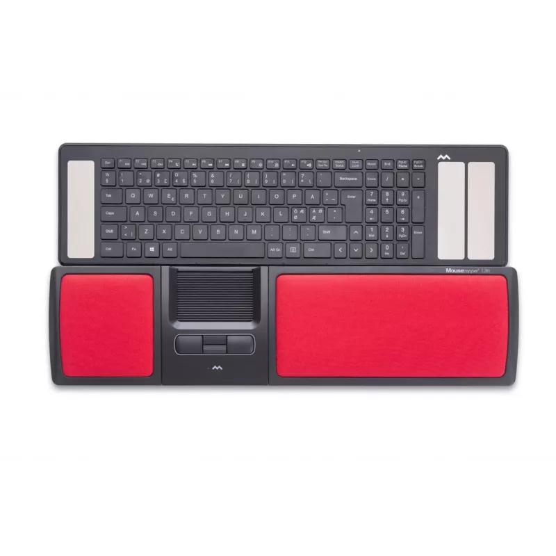 Mousetrapper Lite pelė juoda/raudona USB-A, mechaninė, 1500 DPI