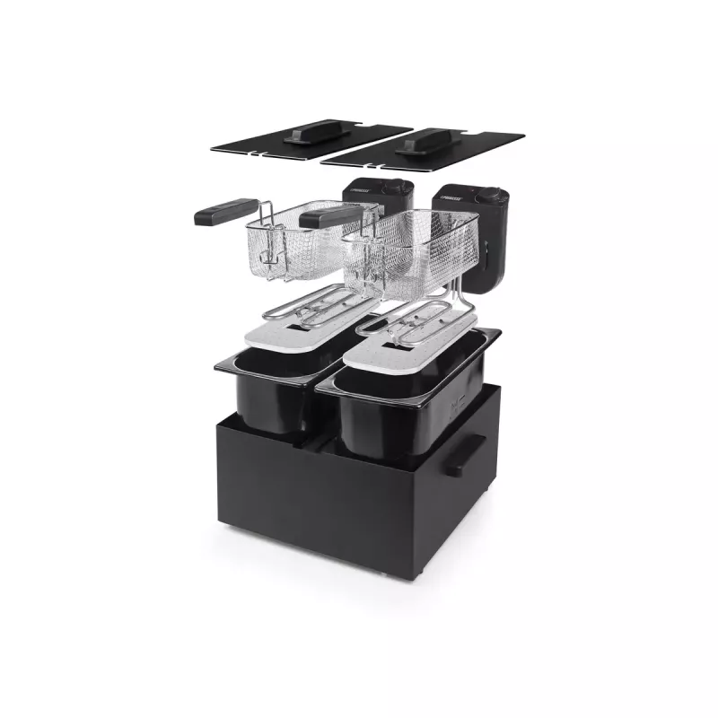 Gruzdintuvė Princess 183028 Double Black Fryer 6 L 3600 W