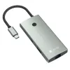 Techly IUSB32C-HUB6HPDI USB 3.2 Gen 1 Type-C stotelė su HDMI, RJ-45, USB-A ir USB-C, 5000 Mbit/s, aliuminis