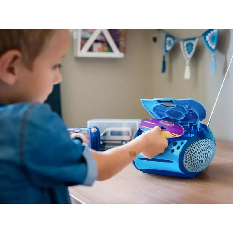 Nešiojamas radijas Lenco SCD-24BU Kids FM 4W 60dB