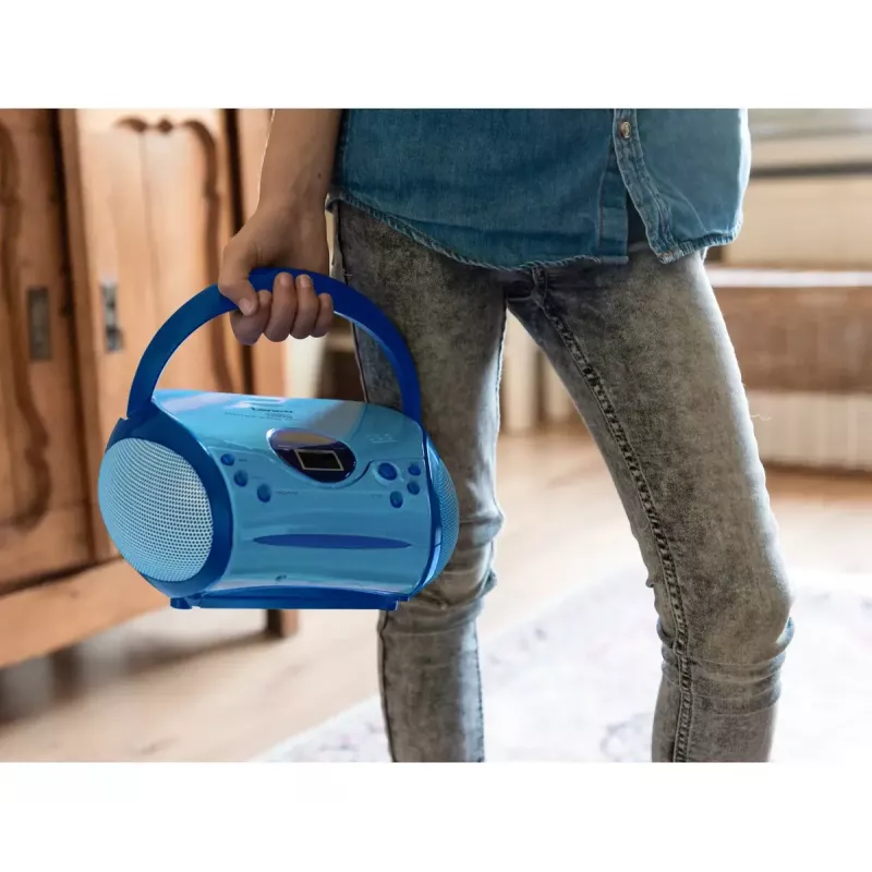 Nešiojamas radijas Lenco SCD-24BU Kids FM 4W 60dB
