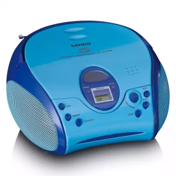 Nešiojamas radijas Lenco SCD-24BU Kids FM 4W 60dB
