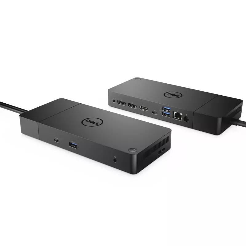 DELL WD19 belaidė stotelė, USB 3.2 Gen 1 Type-C, juoda
