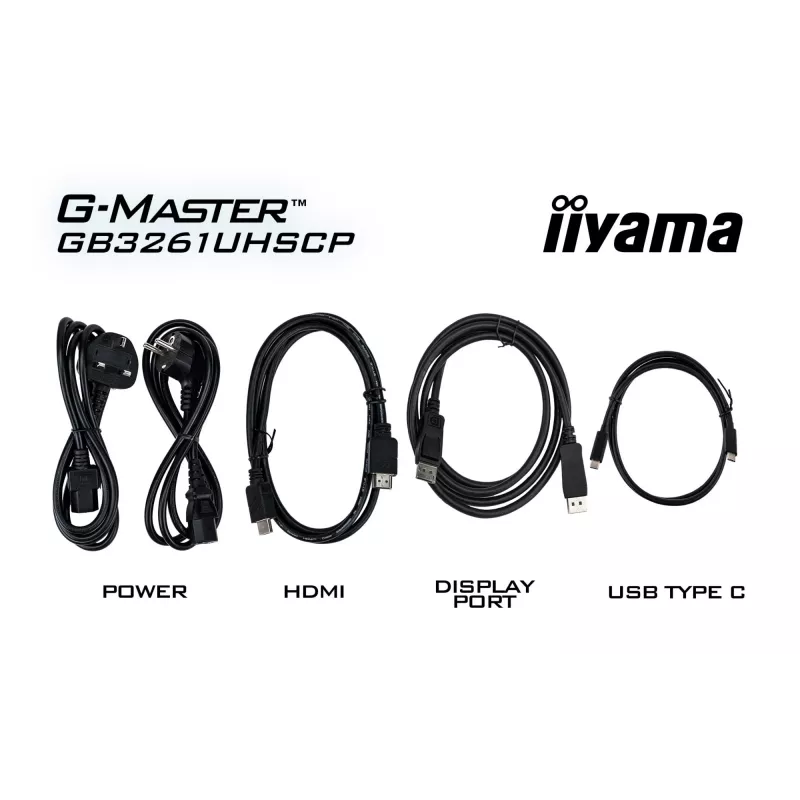 Monitorius iiyama G-MASTER GB3261UHSCP-B1 80 cm (31,5 col.) 4K Ultra HD LED juodas