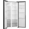 Gorenje Šaldytuvas Šaldiklis Side by Side NRS917E41BXWD, Laisvai Pastatomas, Amerikietiškos Durys, Juodas, 2 Durys, Liečiamas, LED