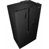 Gorenje Šaldytuvas Šaldiklis Side by Side NRS917E41BXWD, Laisvai Pastatomas, Amerikietiškos Durys, Juodas, 2 Durys, Liečiamas, LED