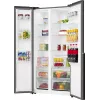 Gorenje Šaldytuvas Šaldiklis Side by Side NRS917E41BXWD, Laisvai Pastatomas, Amerikietiškos Durys, Juodas, 2 Durys, Liečiamas, LED