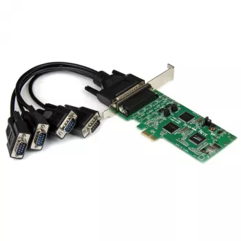 StarTech.com 4 prievadų PCI Express PCIe nuoseklioji kombinuota kortelė - 2 x RS232 2 x RS422 / RS485
