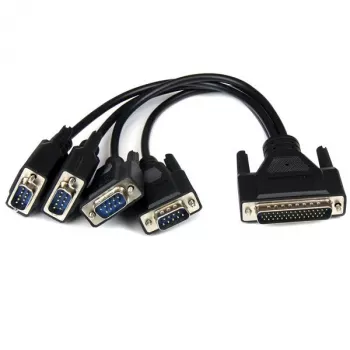 StarTech.com 4 prievadų PCI Express PCIe nuoseklioji kombinuota kortelė - 2 x RS232 2 x RS422 / RS485