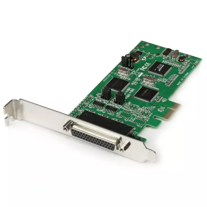 StarTech.com 4 prievadų PCI Express PCIe nuoseklioji kombinuota kortelė - 2 x RS232 2 x RS422 / RS485