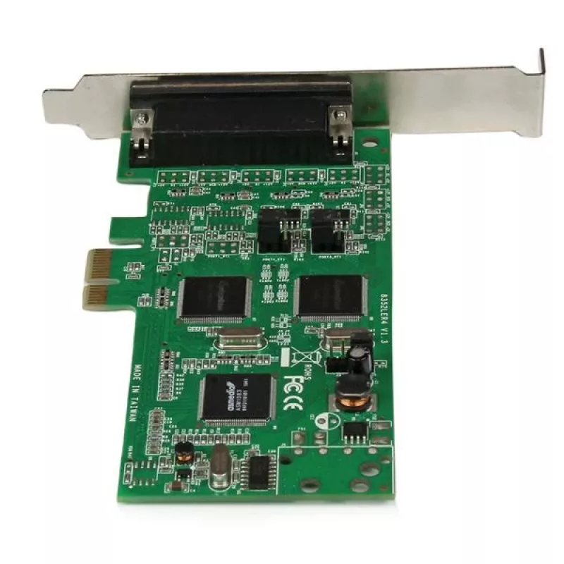 StarTech.com 4 prievadų PCI Express PCIe nuoseklioji kombinuota kortelė - 2 x RS232 2 x RS422 / RS485