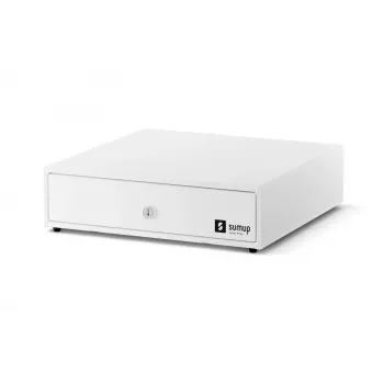 SumUp Cash Drawer – kasos stalčius iš plastiko ir plieno, baltas, 330×340×100 mm, 5 kg
