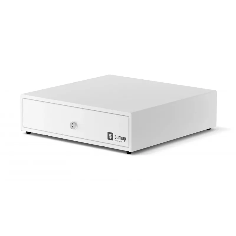 SumUp Cash Drawer – kasos stalčius iš plastiko ir plieno, baltas, 330×340×100 mm, 5 kg
