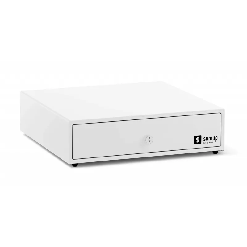 SumUp Cash Drawer – kasos stalčius iš plastiko ir plieno, baltas, 330×340×100 mm, 5 kg
