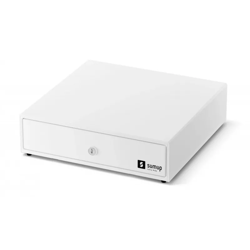 SumUp Cash Drawer – kasos stalčius iš plastiko ir plieno, baltas, 330×340×100 mm, 5 kg