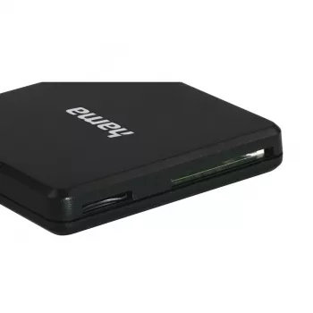 Hama USB 3.0 kelių kortelių skaitytuvas SD/microSD/CF, juodas