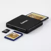 Hama USB 3.0 kelių kortelių skaitytuvas SD/microSD/CF, juodas