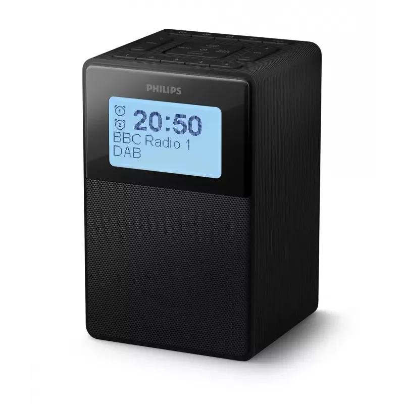 Skaitmeninis žadintuvas Philips TAR5100/10 juodas 12/24h LCD Bluetooth