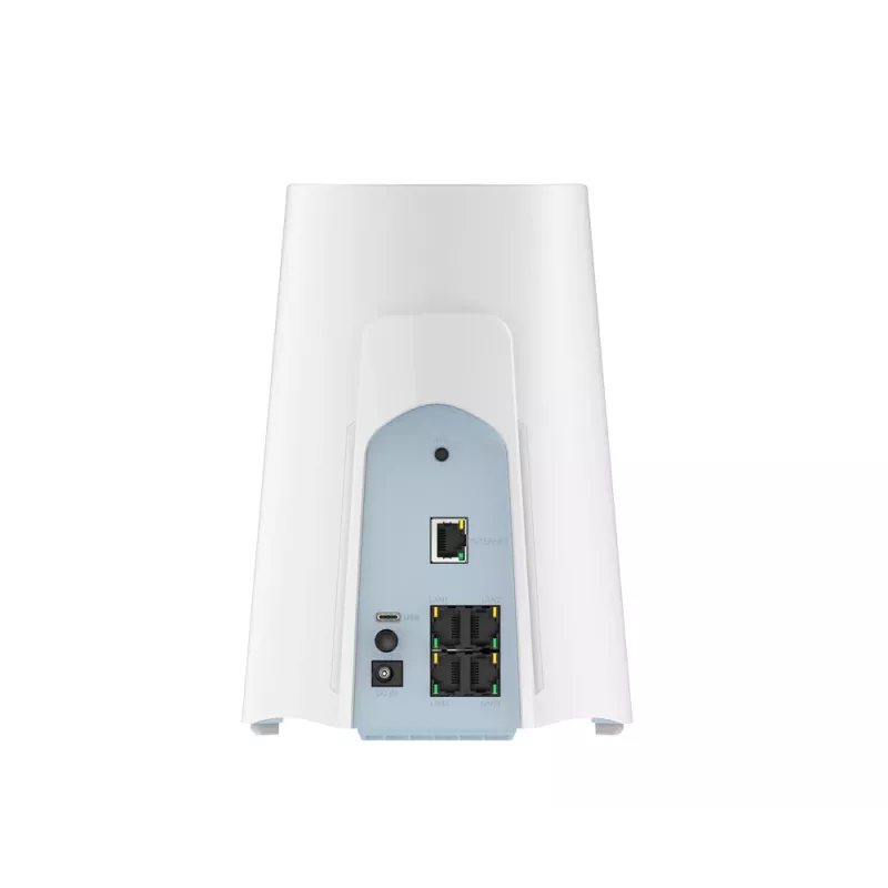 D-Link AX6000 maršrutizatorius, Wi-Fi 6E (802.11ax), dvejų juostų (2,4 GHz / 5 GHz), Ethernet LAN, baltas, stalinis maršrutizatorius
