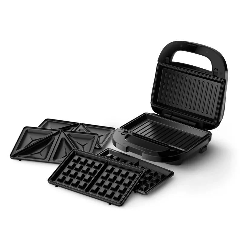 Philips 5000 serijos HD2350/80 Sumuštinių kepimo aparatas, fenolio-formaldehidas (PF), 0.75 m, 750 W, 220-240 V, 50-60 Hz, 236 mm