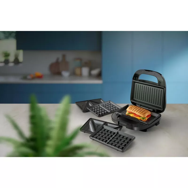Philips 5000 serijos HD2350/80 Sumuštinių kepimo aparatas, fenolio-formaldehidas (PF), 0.75 m, 750 W, 220-240 V, 50-60 Hz, 236 mm