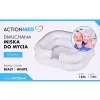 Pripučiamas prausimosi baseinėlis ActionMed PM200AM – stačiakampis higienos indas, baltas, su pompa ir žarna