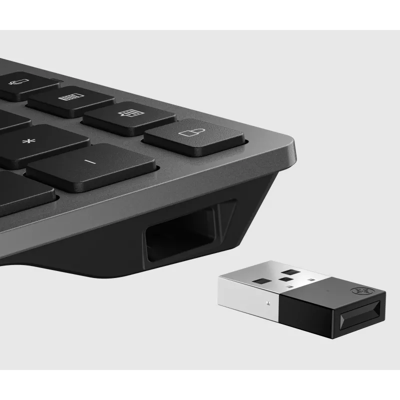 HP 725 belaidė klaviatūra, įkraunama, keliems įrenginiams