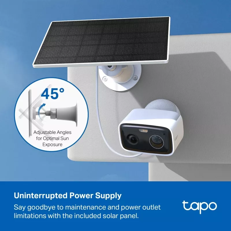 TP-Link Tapo C400 KIT belaidė IP lauko stebėjimo kamera, 1920x1080 pikseliai, sieninis montavimas