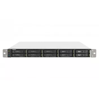 QNAP TS-h1090FU NAS stelažinis (1U) EPYC 7302P 128 GB DDR4 0 TB QuTS hero Juoda, Pilka