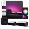 Philips Hue Play šviesos juostų rinkinys pradedantiesiems – 2 Play šviesos juostos + Hue Bridge Pro, Bluetooth, juoda, C tipo kištukas