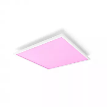 LED kvadratinis lubinis šviestuvas Philips Surimu Square Panel, Bluetooth, baltas, aliuminio korpusas, 220–240 V