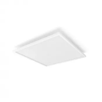 LED kvadratinis lubinis šviestuvas Philips Surimu Square Panel, Bluetooth, baltas, aliuminio korpusas, 220–240 V
